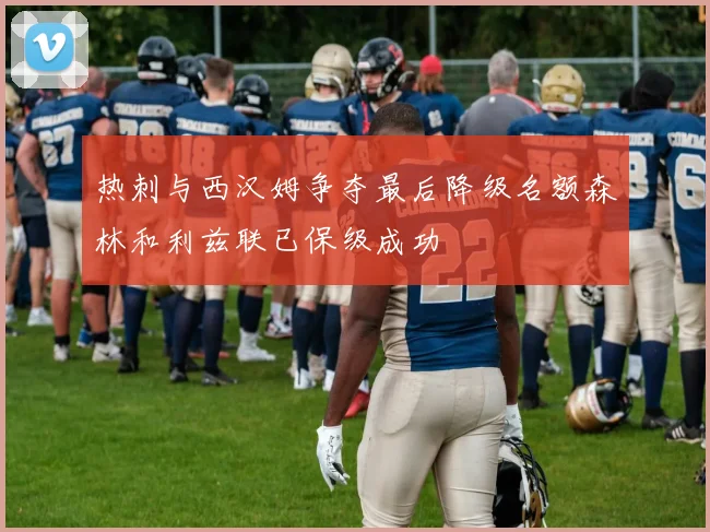 热刺与西汉姆争夺最后降级名额森林和利兹联已保级成功